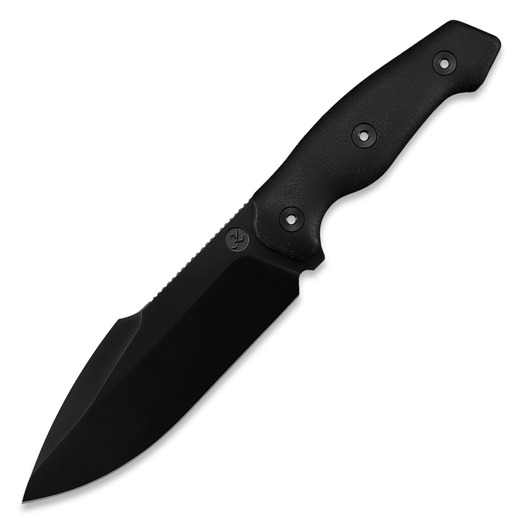 Kunwu Knives Stiffy G. - Black Micarta - DLC veitsi