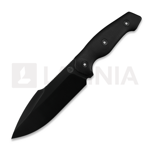 Kunwu Knives Stiffy G. - Black Micarta - DLC kniv