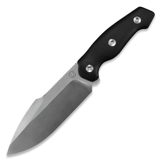 Kunwu Knives Stiffy G. - Black Micarta - Satin veitsi