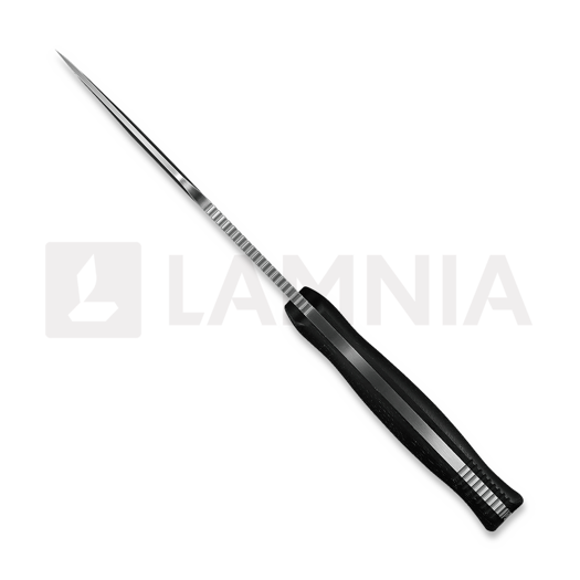 Coltello Kunwu Knives Stiffy G. - Black Micarta - Satin