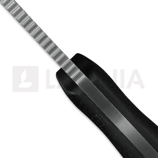 Coltello Kunwu Knives Stiffy G. - Black Micarta - Satin