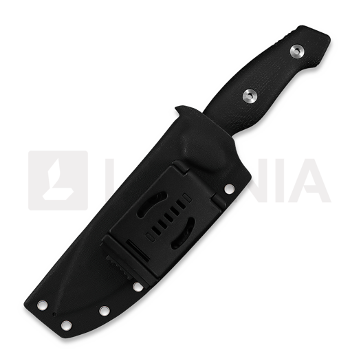 Coltello Kunwu Knives Stiffy G. - Black Micarta - Satin