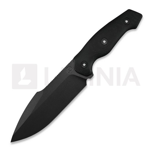 Nôž Kunwu Knives Stiffy G. - Black Micarta - Teflon Coating
