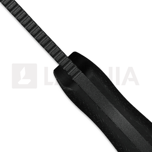 Coltello Kunwu Knives Stiffy G. - Black Micarta - Teflon Coating