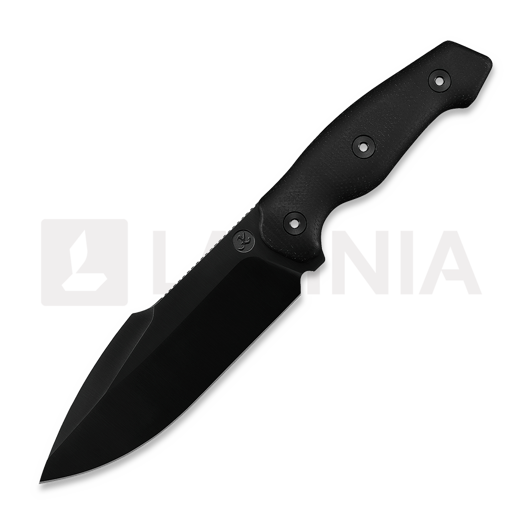 Kunwu Knives Stiffy G. - DLC - Micarta veitsi, musta