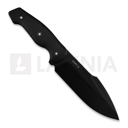 Kunwu Knives Stiffy G. - DLC - Micarta סכין, שחור