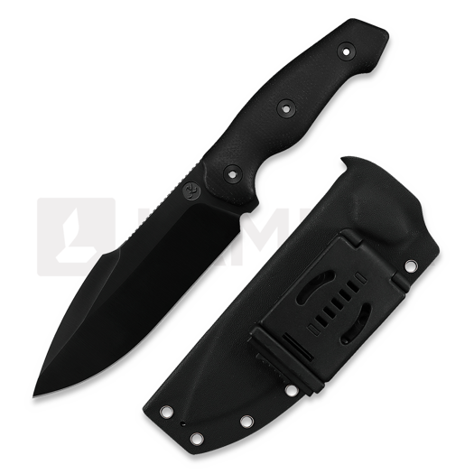 Kunwu Knives Stiffy G. - DLC - Micarta סכין, שחור
