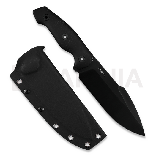 Kunwu Knives Stiffy G. - DLC - Micarta veitsi, musta