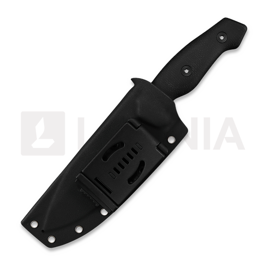 Kunwu Knives Stiffy G. - DLC - Micarta knife, black