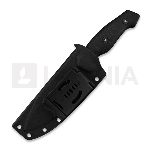 Kunwu Knives Stiffy G. - DLC - Micarta סכין, שחור
