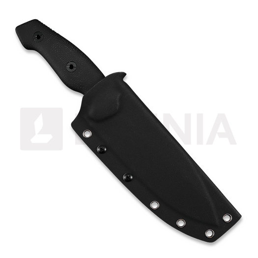 Kunwu Knives Stiffy G. - DLC - Micarta knife, black