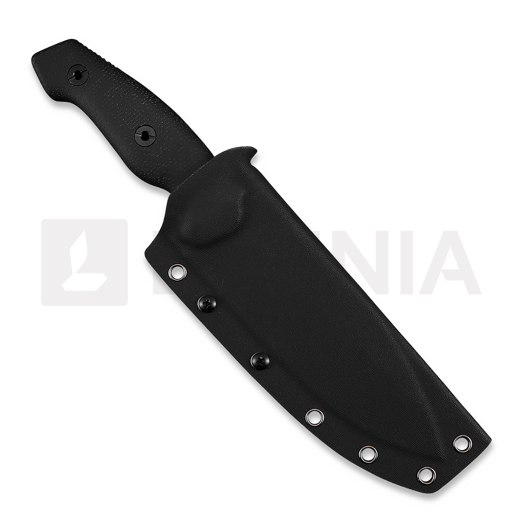 Kunwu Knives Stiffy G. - DLC - Micarta סכין, שחור