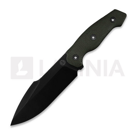 Kunwu Knives Stiffy G. - OD Green Micarta - DLC ナイフ