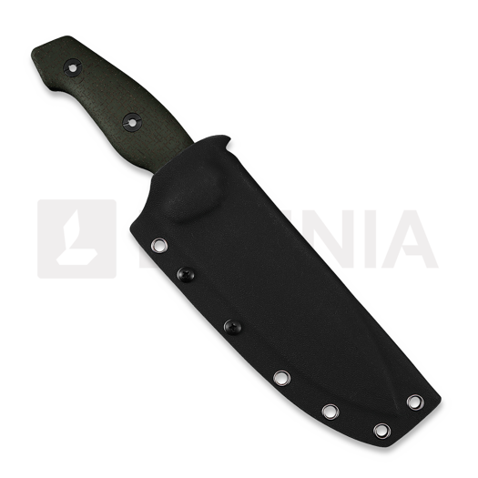 Coltello Kunwu Knives Stiffy G. - OD Green Micarta - DLC