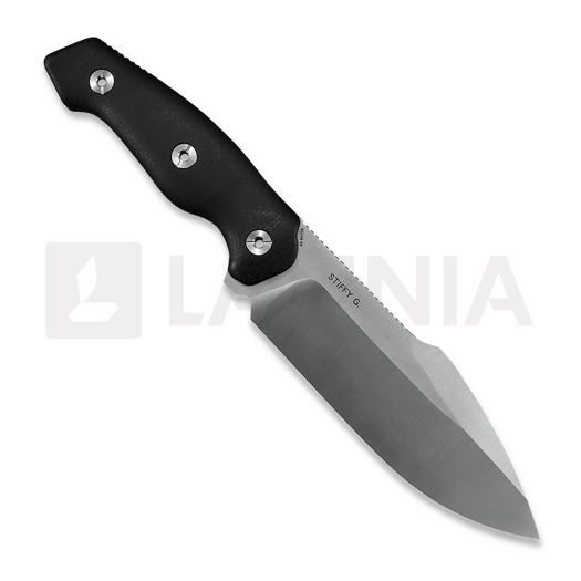 Coltello Kunwu Knives Stiffy G. - Satin - Micarta, nero