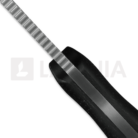 Kunwu Knives Stiffy G. - Satin - Micarta knife, black