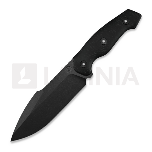 Kunwu Knives Stiffy G. - Teflon - Micarta knife, black