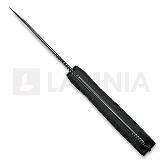 Kunwu Knives Stiffy P. - Black Micarta - DLC knife