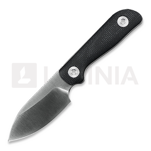 Kunwu Knives Stiffy P. - Black Micarta - Satin veitsi