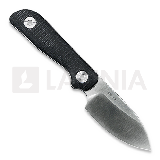 Kunwu Knives Stiffy P. - Black Micarta - Satin veitsi