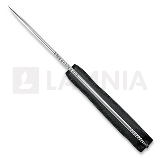 Kunwu Knives Stiffy P. - Black Micarta - Satin veitsi