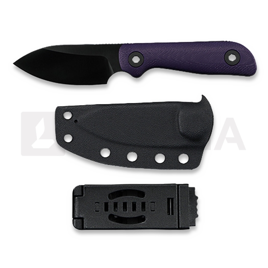 Kunwu Knives Stiffy P. - DLC - G10 knife, purple