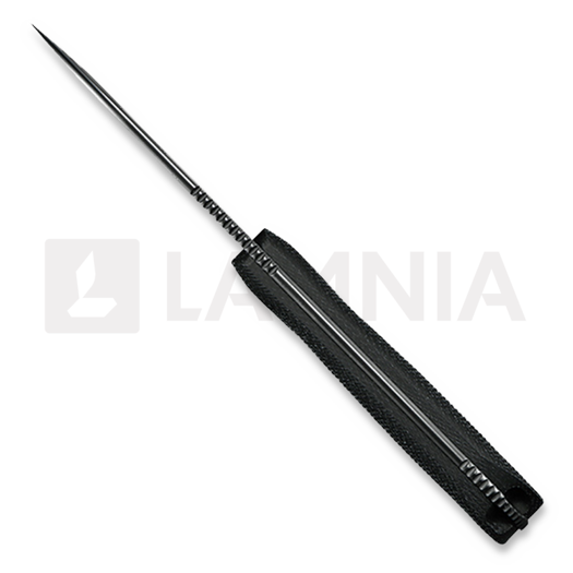 Coltello Kunwu Knives Stiffy P. - DLC - Micarta, nero