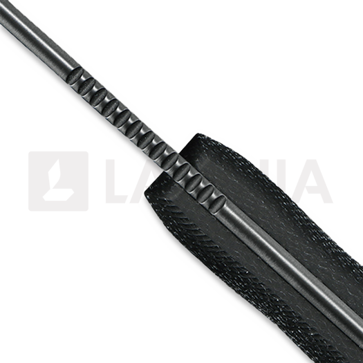 Coltello Kunwu Knives Stiffy P. - DLC - Micarta, nero