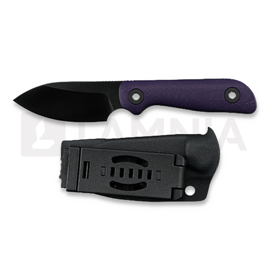 Kunwu Knives Stiffy P. - Purple Micarta - DLC kniv