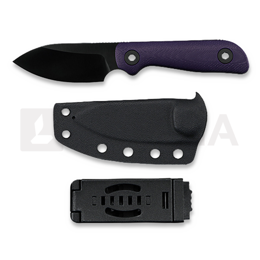 Kunwu Knives Stiffy P. - Purple Micarta - DLC kniv