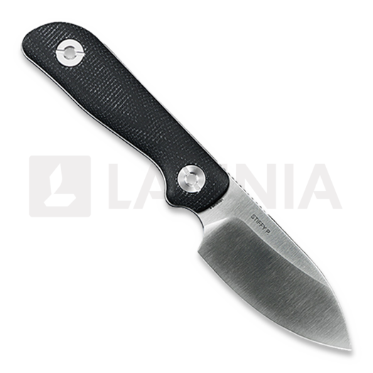Coltello Kunwu Knives Stiffy P. - Satin - Micarta, nero