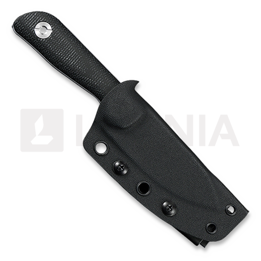Nôž Kunwu Knives Stiffy P. - Satin - Micarta, čierna