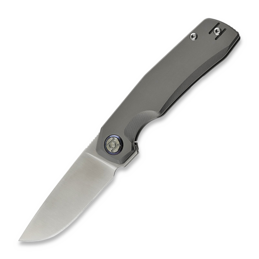Saliekams nazis Kunwu Knives TAO II - Satin - Titanium, Orange Peel Texture