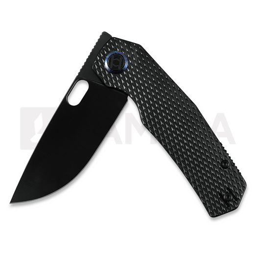 Kunwu Knives Tao III - Diamond Texture Ti - DLC foldekniv