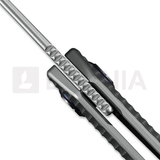 Coltello pieghevole Kunwu Knives Tao III - Diamond Texture Ti - Satin