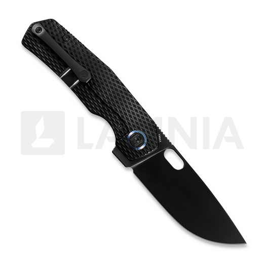 Kunwu Knives Tao III - DLC - Titanium kääntöveitsi, Diamond Texture + DLC