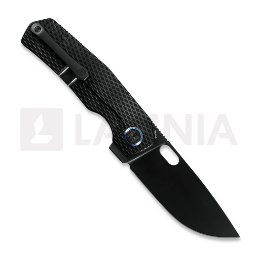 Skladací nôž Kunwu Knives Tao III - DLC - Titanium, Diamond Texture + DLC