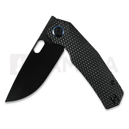 Kunwu Knives Tao III - DLC - Titanium kääntöveitsi, Diamond Texture + DLC