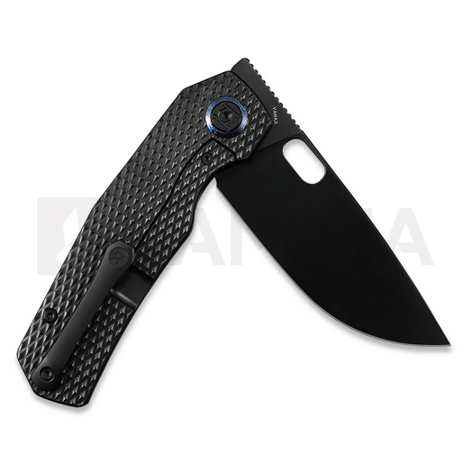 Skladací nôž Kunwu Knives Tao III - DLC - Titanium, Diamond Texture + DLC