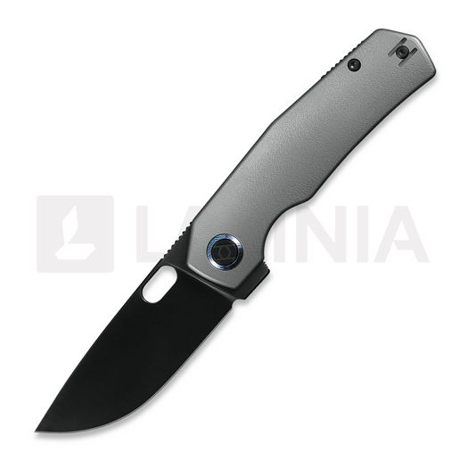 Kunwu Knives Tao III - DLC - Titanium סכין מתקפלת, Orange Peel Texture