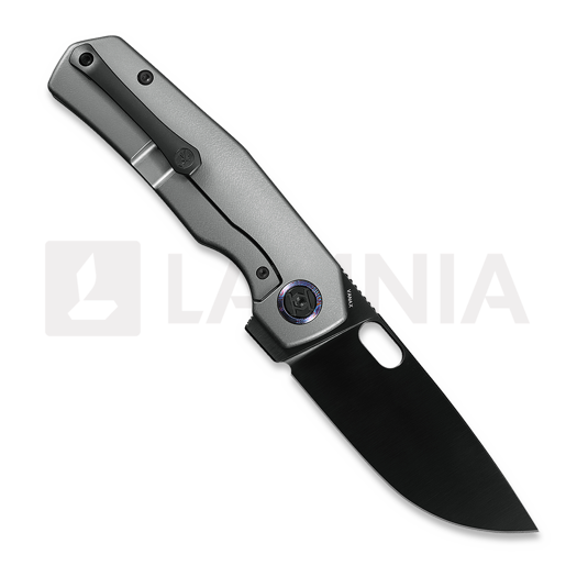 Складний ніж Kunwu Knives Tao III - DLC - Titanium, Orange Peel Texture