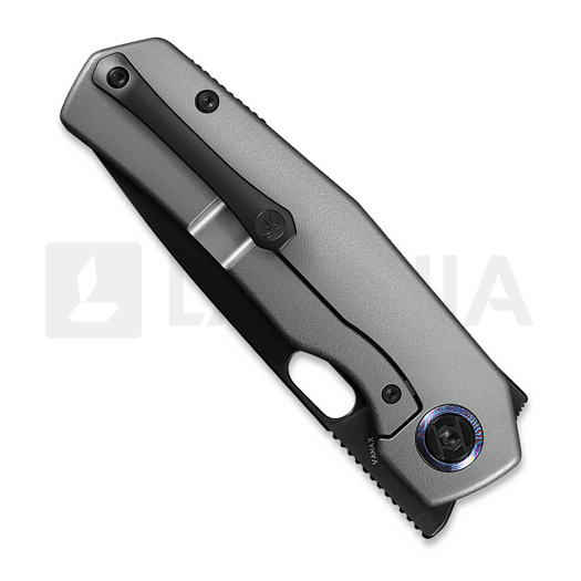 Складний ніж Kunwu Knives Tao III - DLC - Titanium, Orange Peel Texture