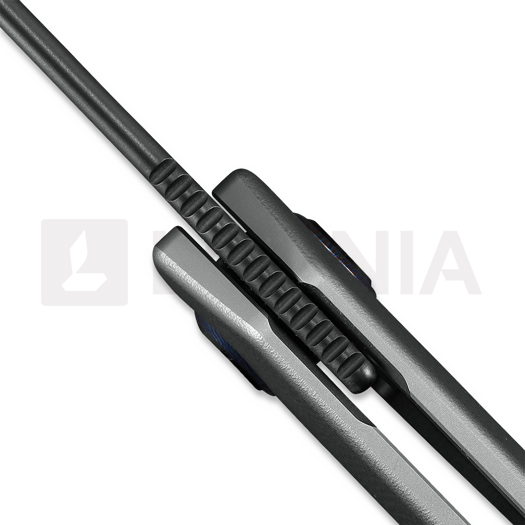 Kunwu Knives Tao III - Orange Peel Texture Ti - DLC foldekniv