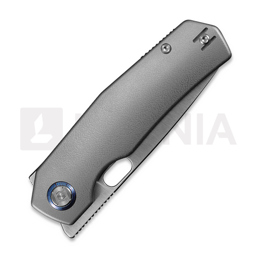 Kunwu Knives Tao III - Orange Peel Texture Ti - Satin foldekniv