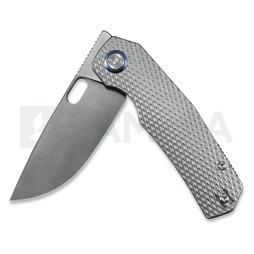 Складний ніж Kunwu Knives Tao III - Satin - Titanium, Diamond Texture