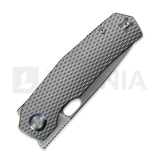 Складний ніж Kunwu Knives Tao III - Satin - Titanium, Diamond Texture