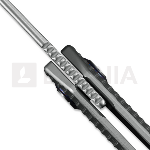 Складний ніж Kunwu Knives Tao III - Satin - Titanium, Diamond Texture