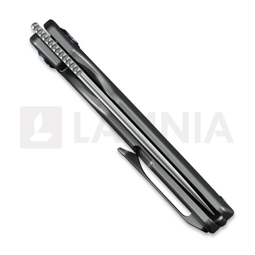 Складний ніж Kunwu Knives Tao III - Satin - Titanium, Orange Peel Texture