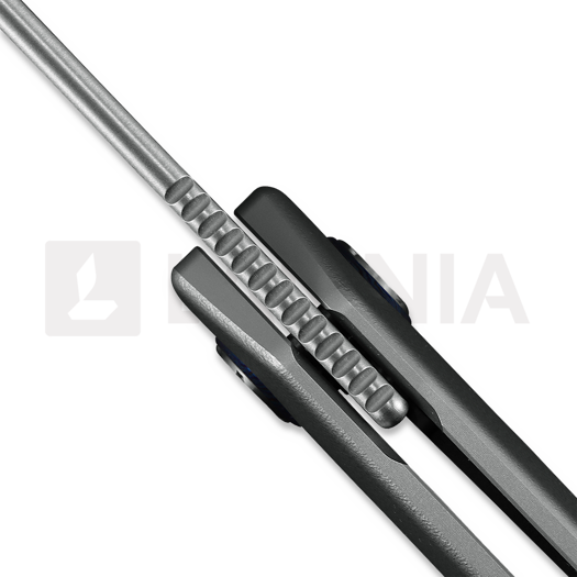 Складний ніж Kunwu Knives Tao III - Satin - Titanium, Orange Peel Texture