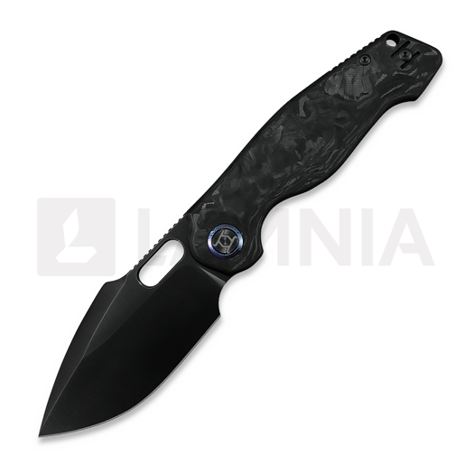 Kunwu Knives Verta Gringo - DLC - Carbon Fiber fällkniv, svart